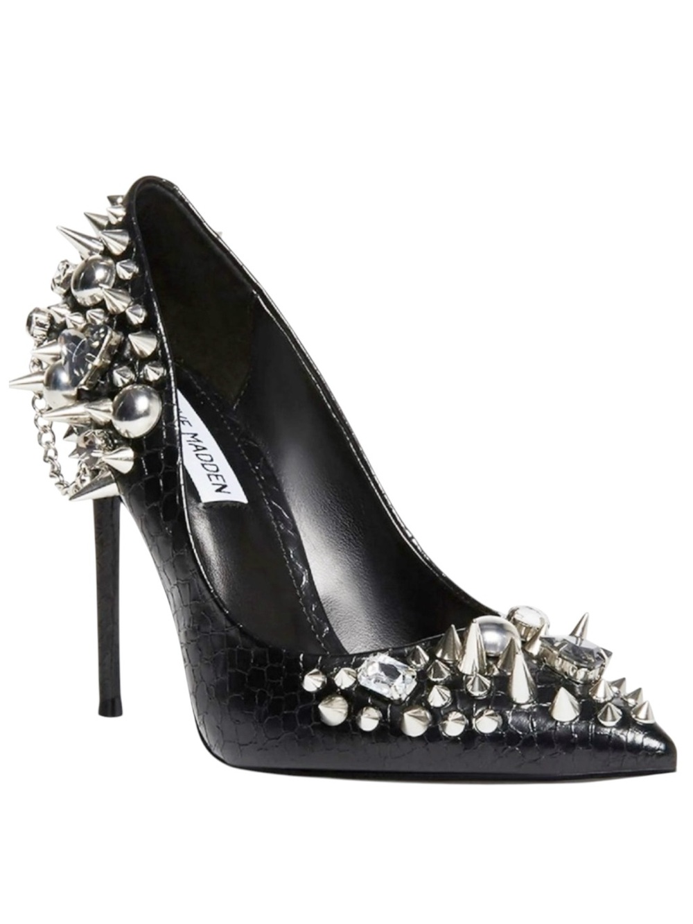 {Steve Madden}Veronicka Spike & Crystal Embellished Pumps